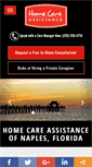 Mobile Screenshot of homecareassistancenaples.com